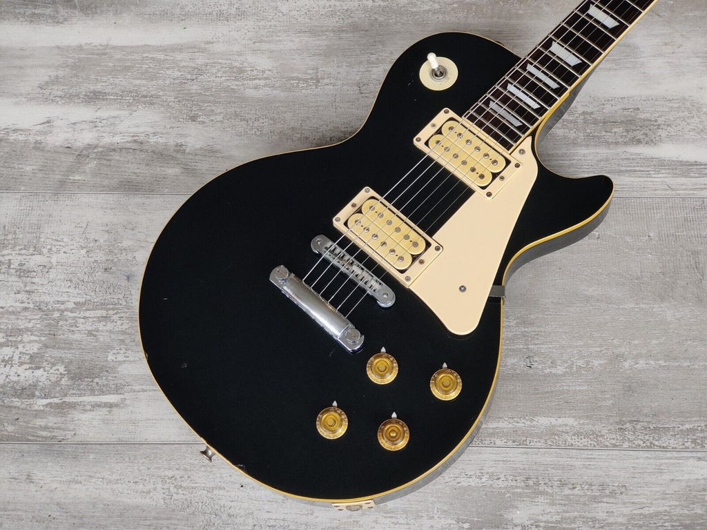 1980 Aria Pro II Japan LS-400 Les Paul Standard (Black) – Mojo