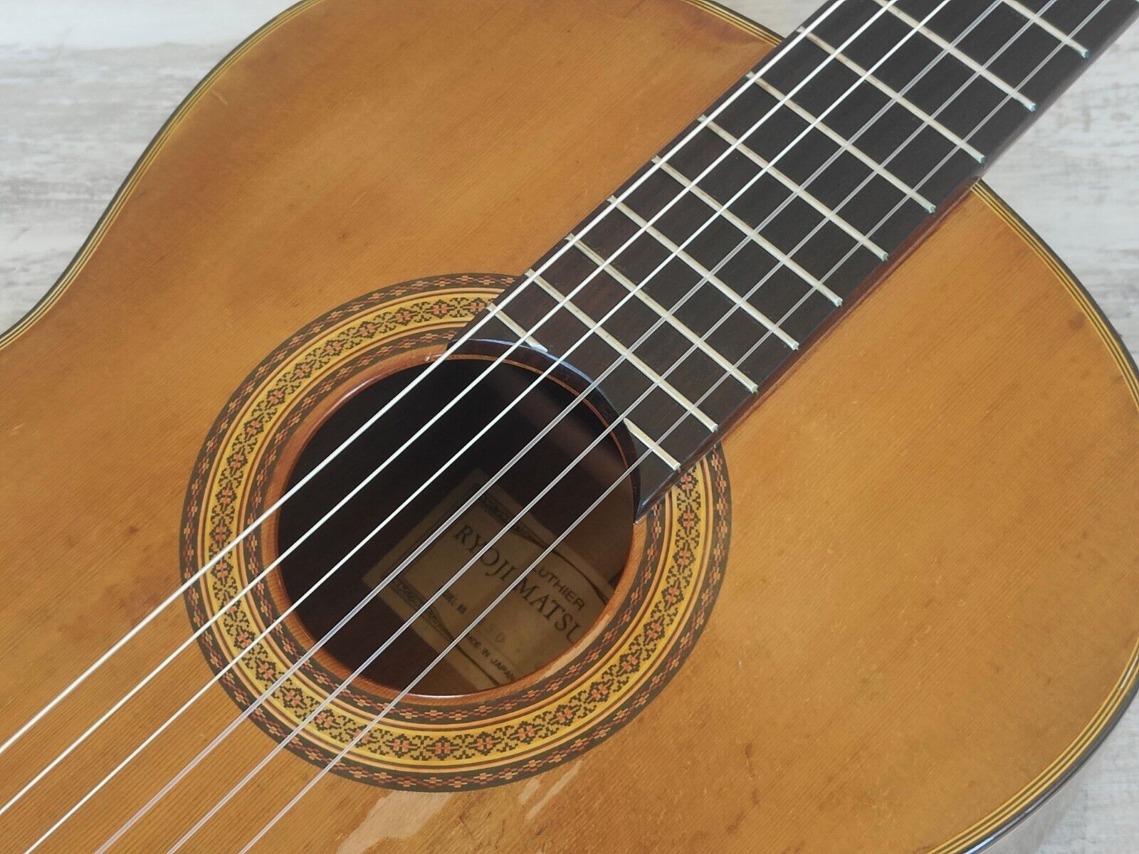 2000's Ryoji Matsuoka M50 Nylon String Japanese Flamenco Guitar (Natural)