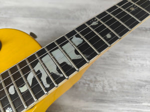Blitz by Aria Pro II Leopard Les Paul Special (TV Yellow) – Mojo
