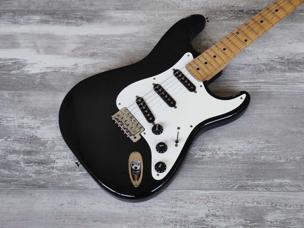 1987 Squier E-Series Stratocaster Black Finish Electric Guitar – Imperial  Vintage Guitars