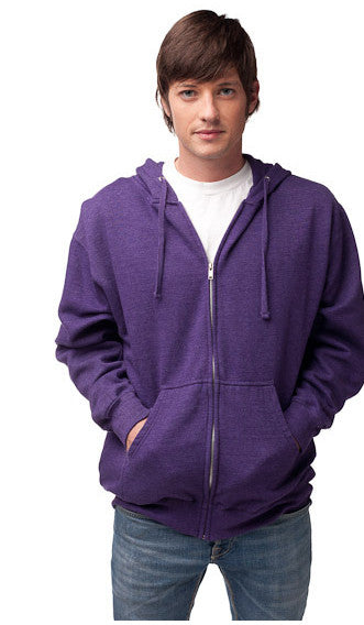 purple hoodie zip up