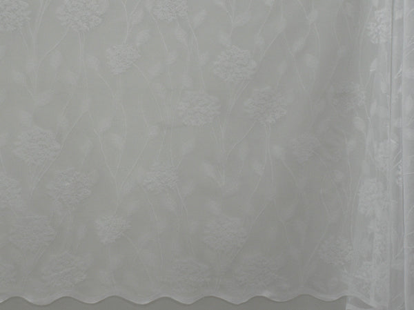 Jacquard Lace Curtain White LC124 | Chamdor Faktry Sales