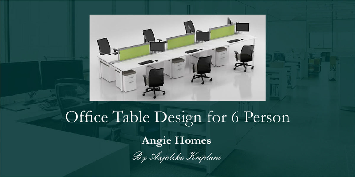 Office Table Design for 6 Person
