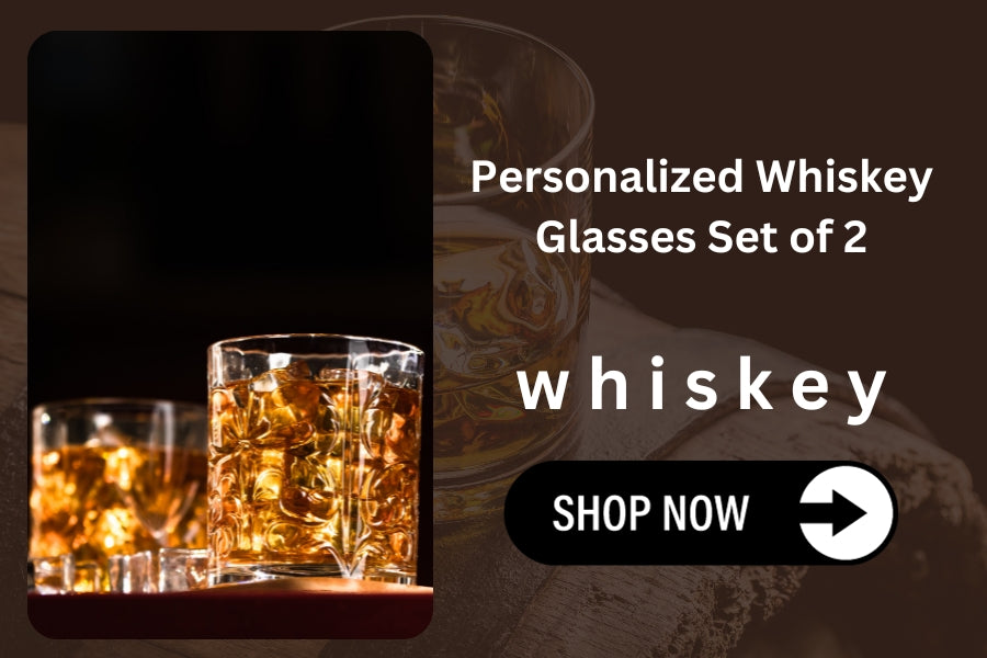 Personalized Whiskey Glasses Set of 2