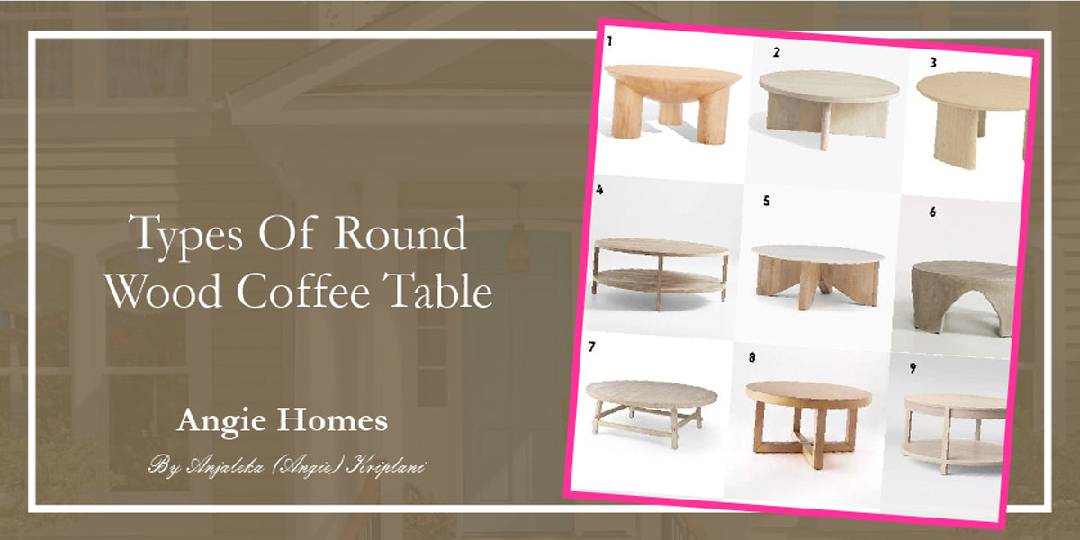 Types Of Round Wood Coffee Table