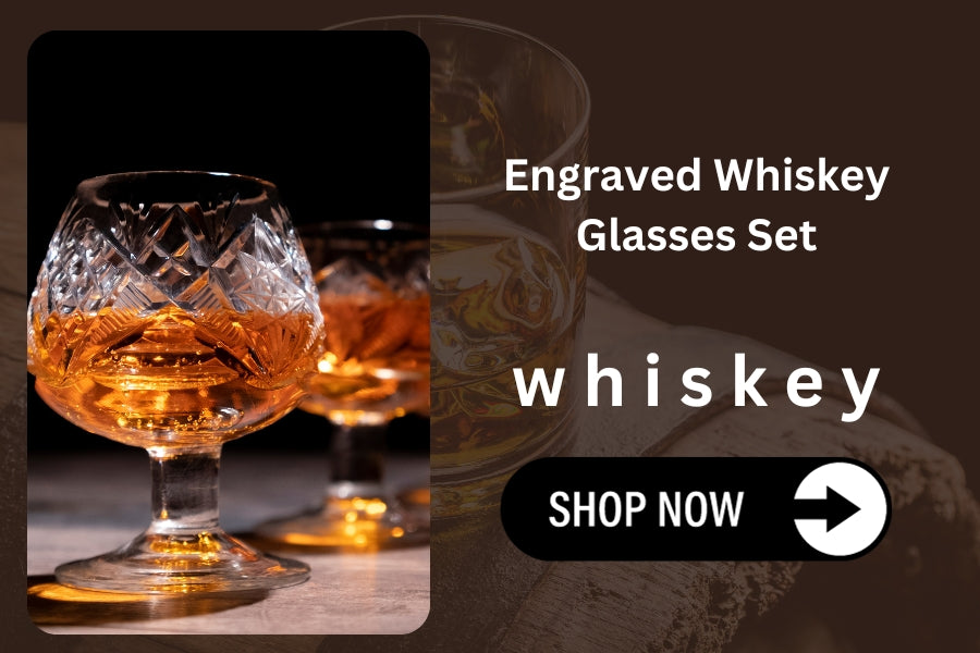 Engraved Whiskey Glasses Set