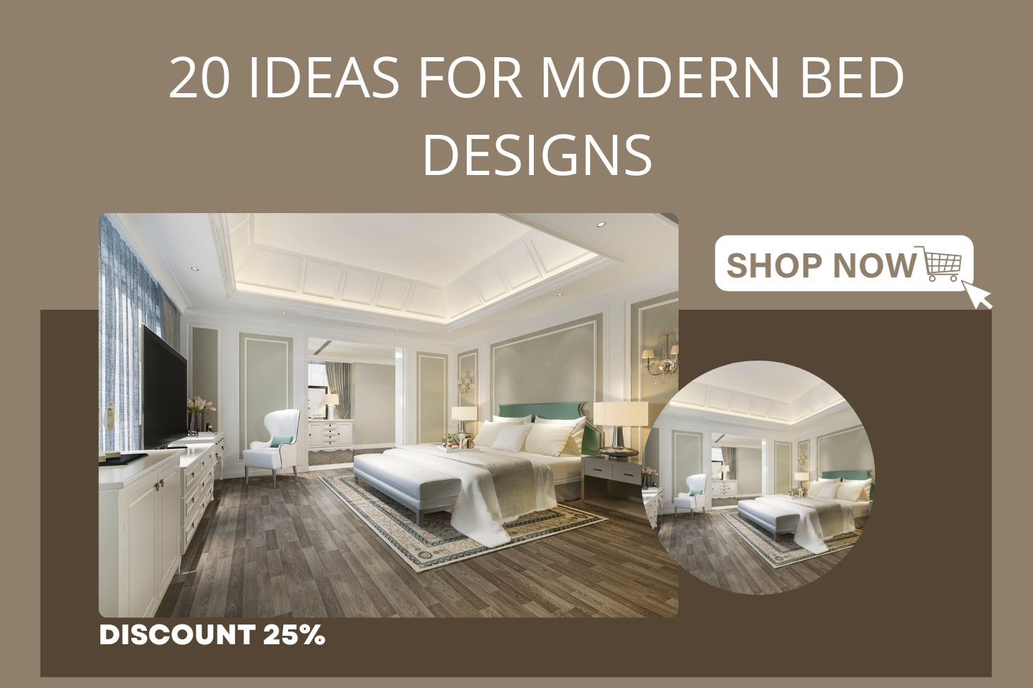 20 Ideas for Modern Bed Designs