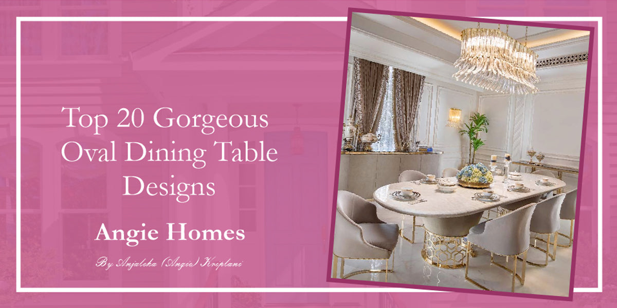 Top 20 Gorgeous Oval Dining Table Designs