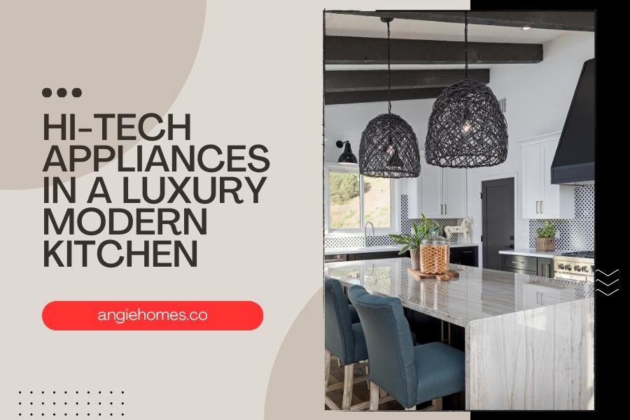 Hi-Tech Appliances in a Luxury Modern Kitchen
