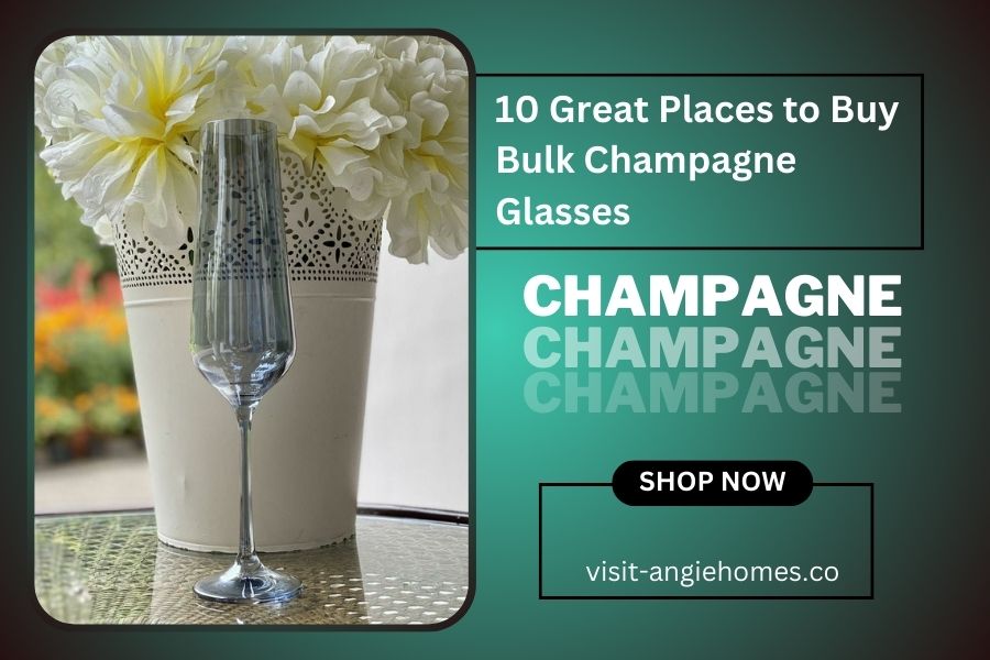 10 Great Places to Buy Bulk Champagne Glasses