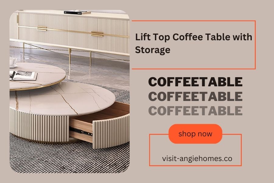 Lift Top Coffee Table with Storage