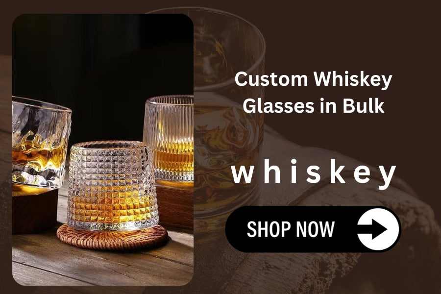 Custom Whiskey Glasses in Bulk