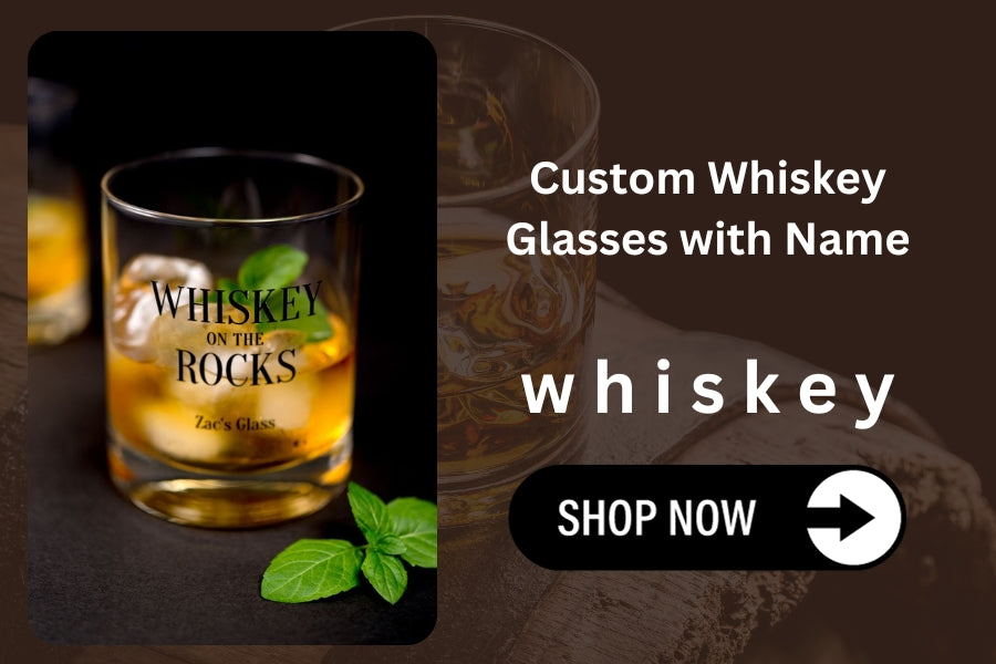 Custom Whiskey Glasses with Name
