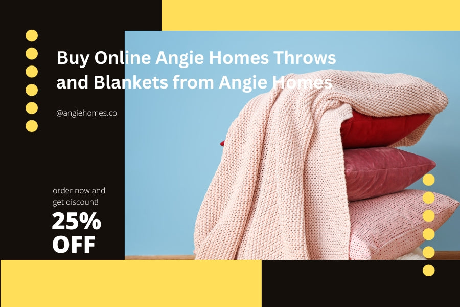 Buy Online Angie Homes Throws and Blankets from Angie Homes