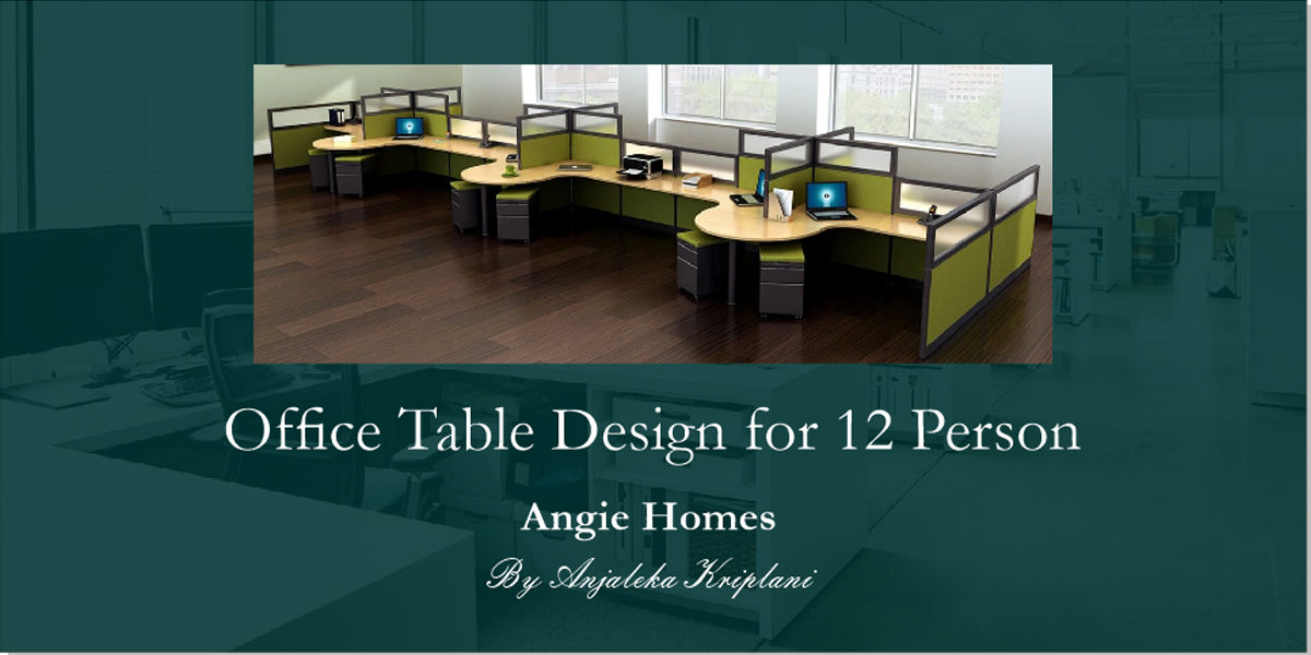 Office Table Design for 12 Person