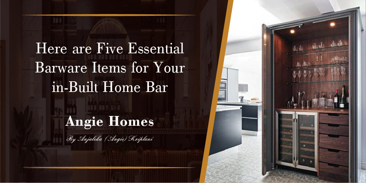 Here Are Five Essential Barware Items For Your in-Built Home Bar