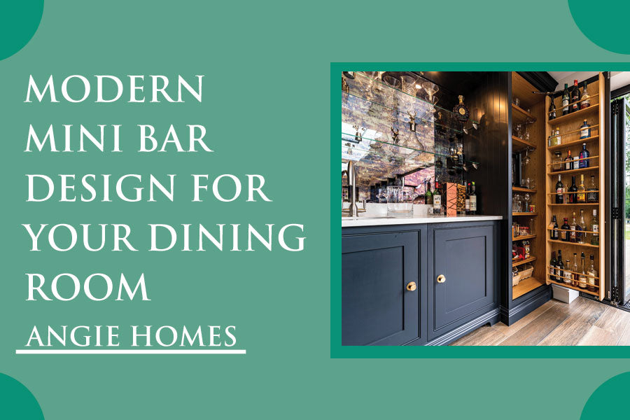 Modern Mini Bar Design For Your Dining Room