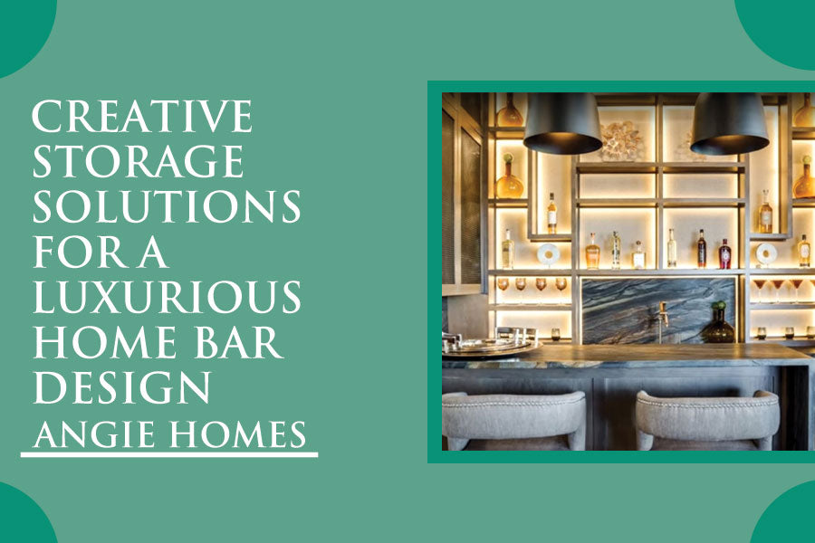 Creative Storage Solutions for a Luxurious Home Bar Design