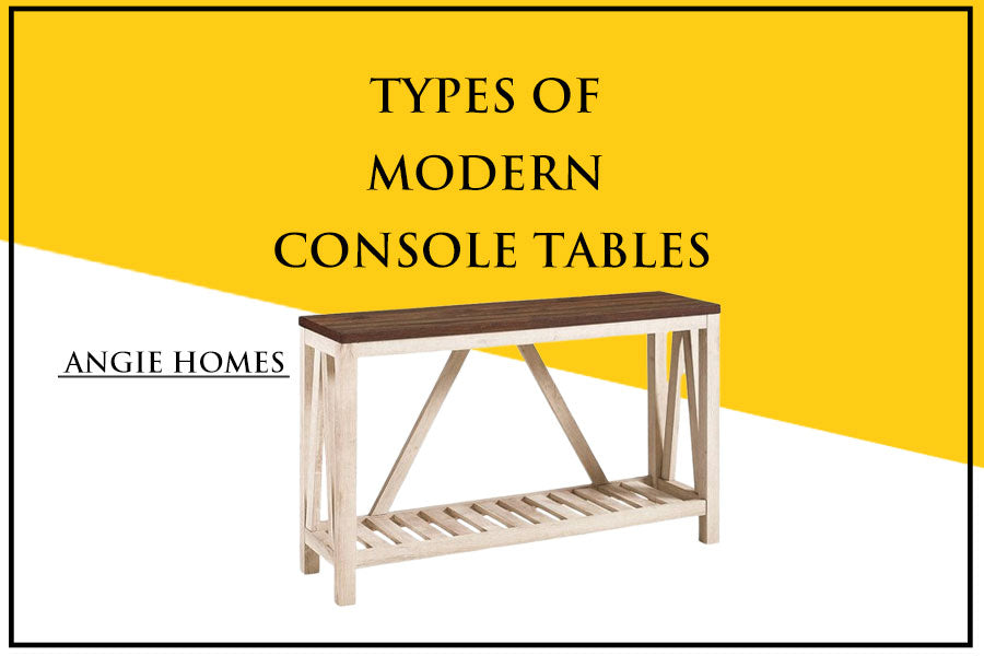 Types of Farmhouse Console Tables