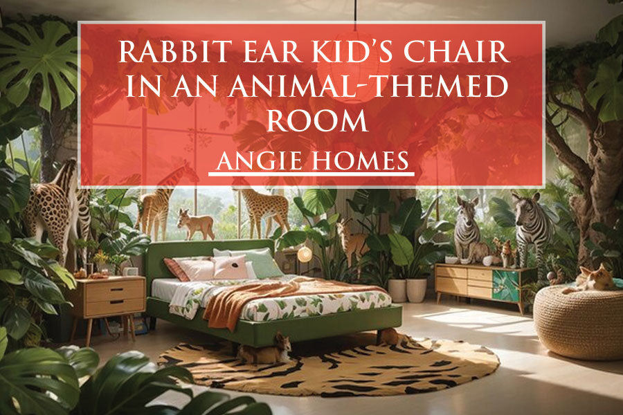 Rabbit Ear Kid’s Chair in An Animal-Themed Room