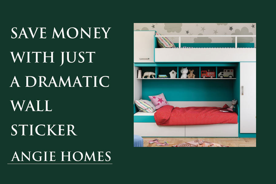 Save Money With Just A Dramatic Wall Sticker