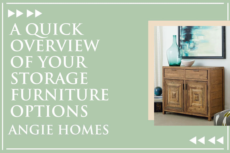 A Quick Overview of Your Storage Furniture Options