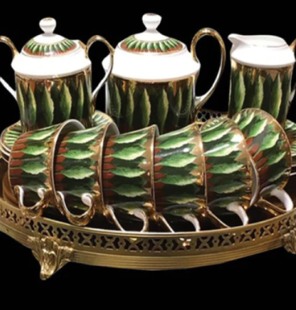 Green Leaf Tea Set