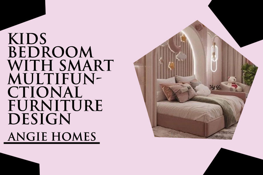 Kids Bedroom With Smart Multifunctional Furniture Design