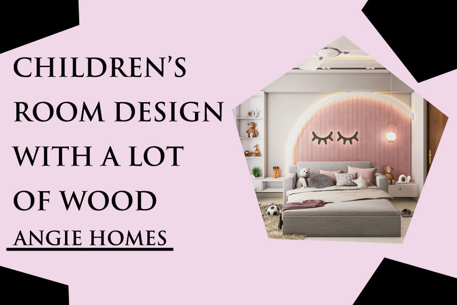 Children’s Room Design With A lot Of Wood