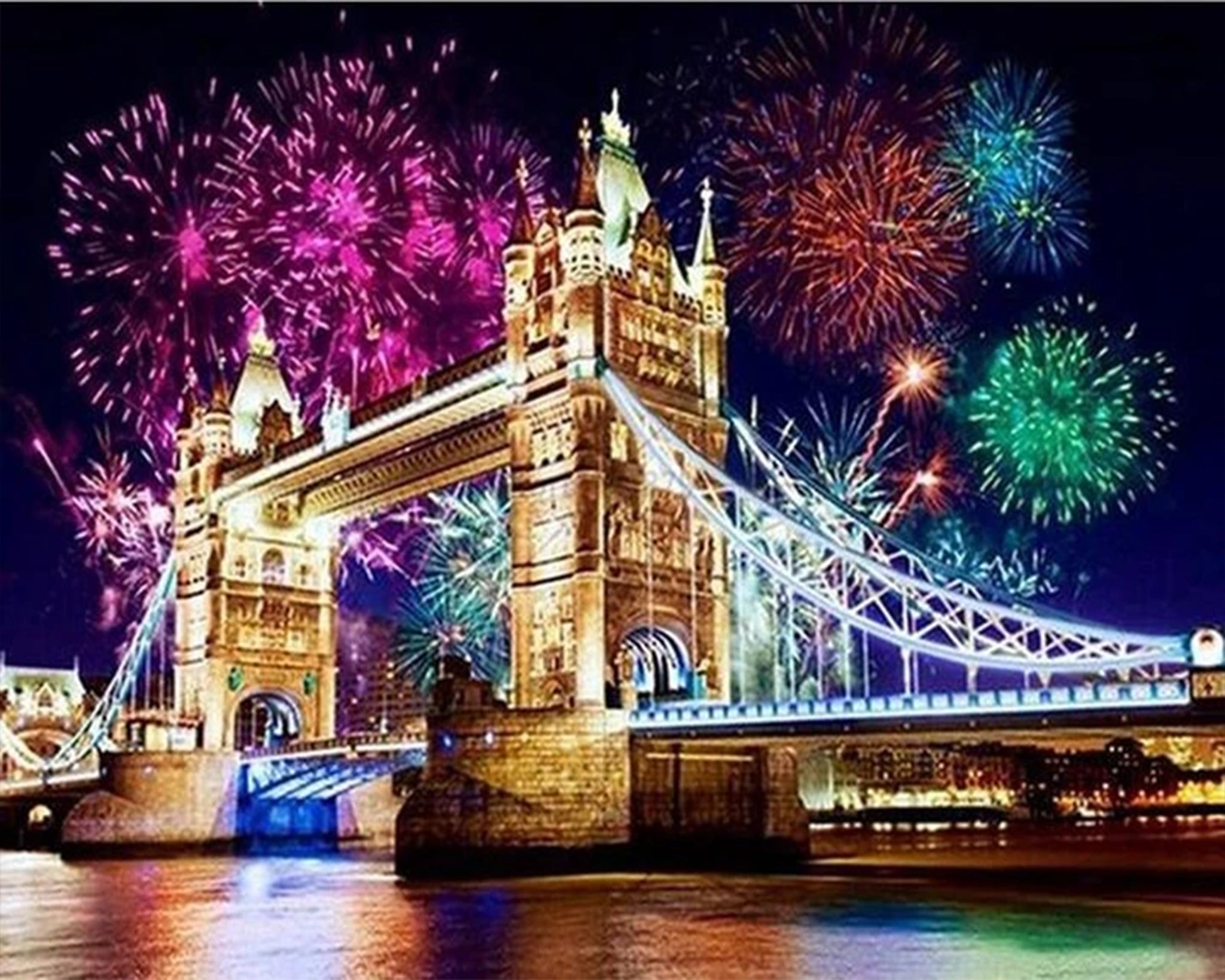 London Bridge & Fireworks ORIGMALL