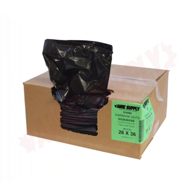 Tuffy Jumbo Garbage Bags - 38 x 50 - Black in Garbage Bags from Simplex  Trading