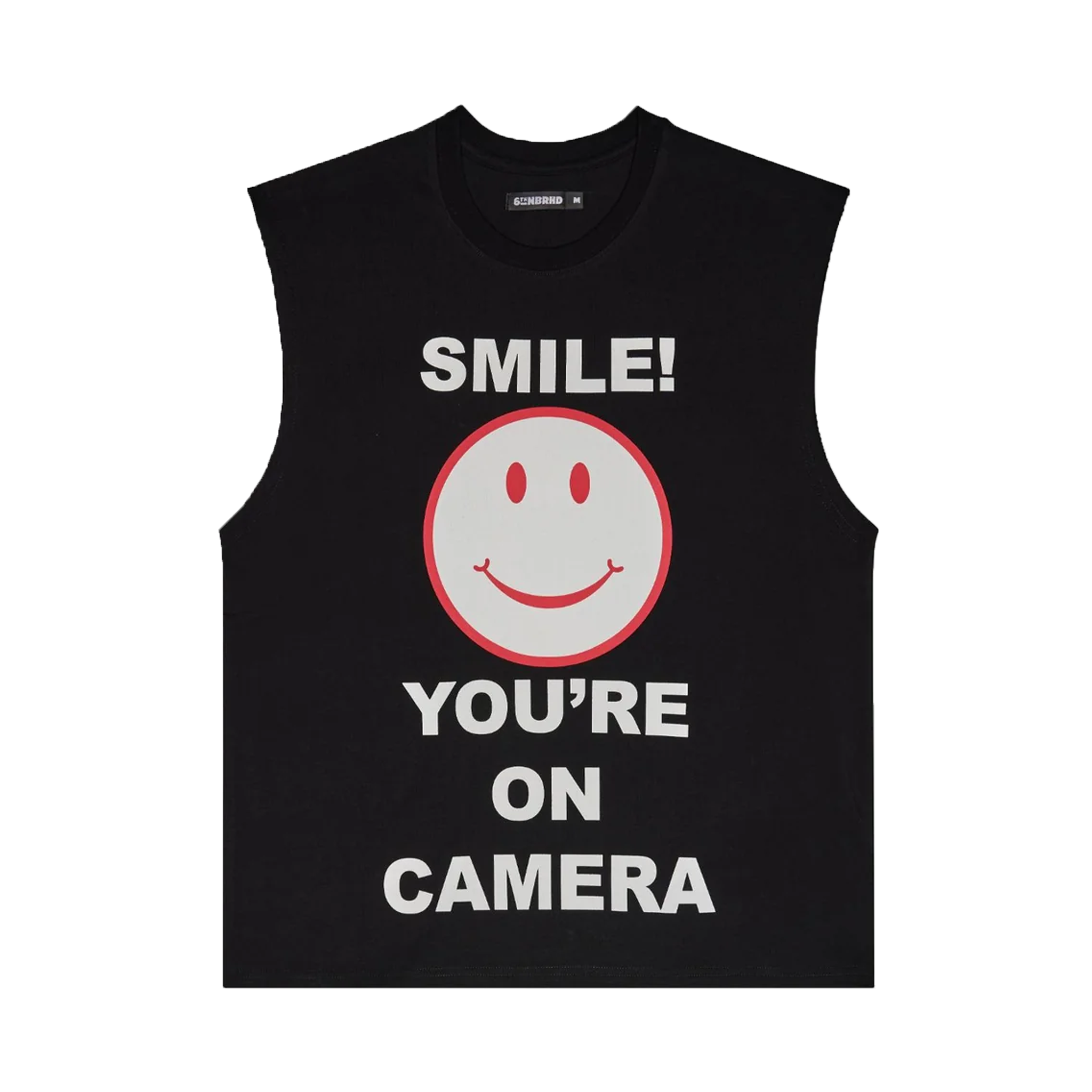 6thnbrhd - "notice" Sleeveless Tee