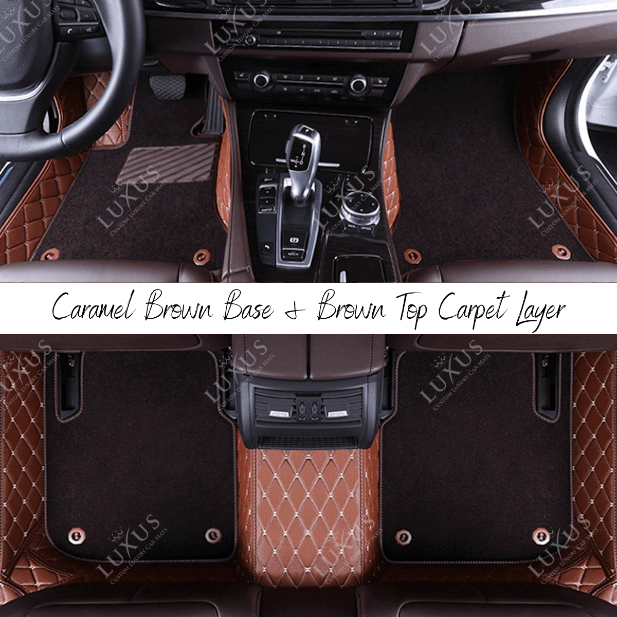 Luxus Car Mats™ – Kirschrote Luxus-Leder-Kofferraum-/Kofferraummatte