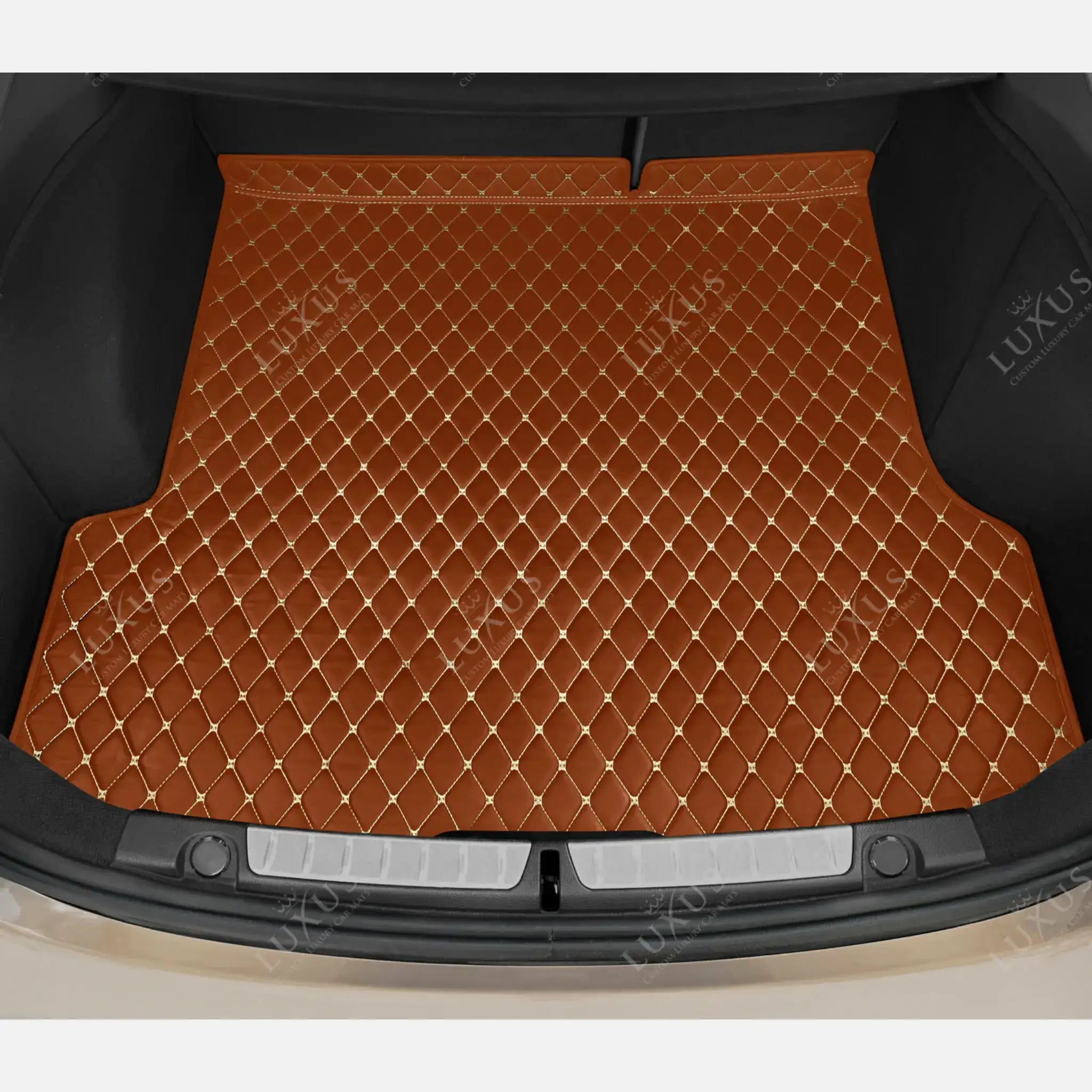 Kavach Premium Quality Car Foot Mat Brown - Kavach Auto