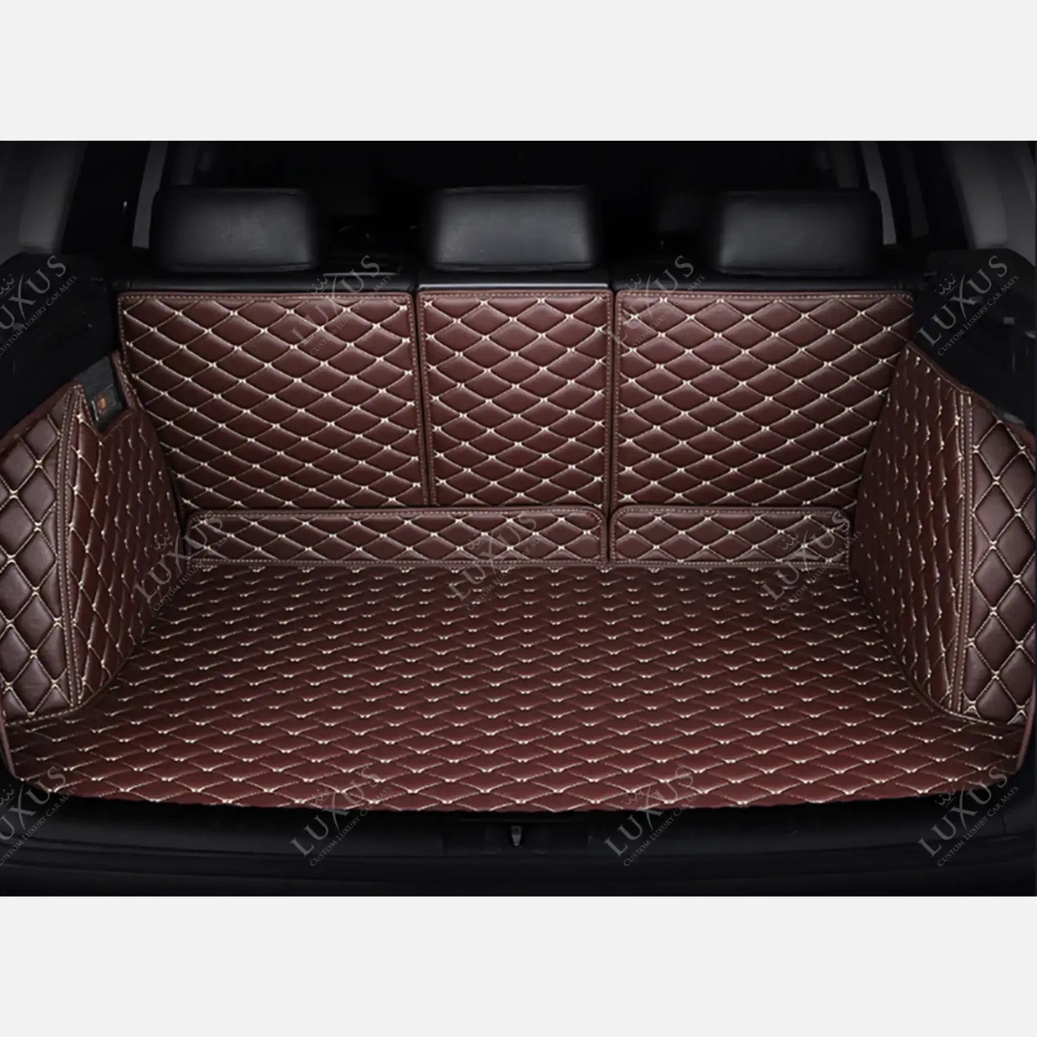 Floor Mats For Car, Truck & SUV Luxus Car Mats Custom All-Weather  Waterproof Diamond Auto Floor Liner Carpets Rugs Brown