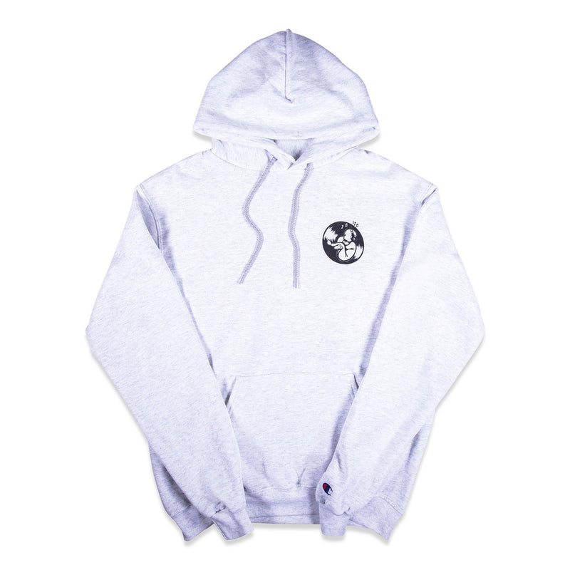 silver champion hoodie
