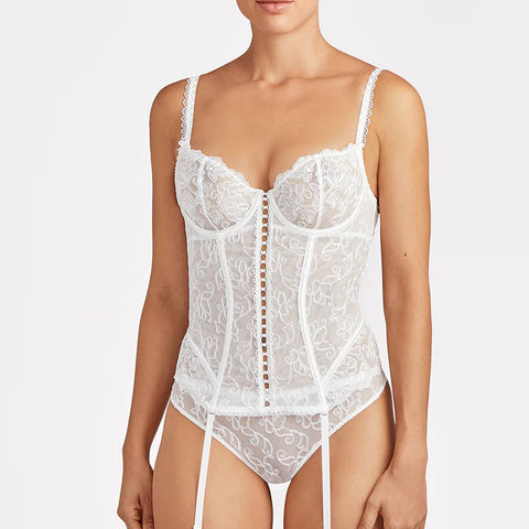 aubade bridal basque for wedding night