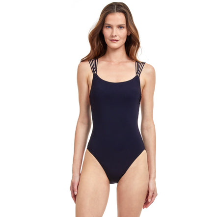 Théa Noir one-piece swimsuit - Classic one-piece swimsuit - Marjolaine