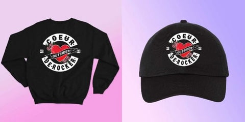 Crewneck & Casquette Coeur de Rocker  