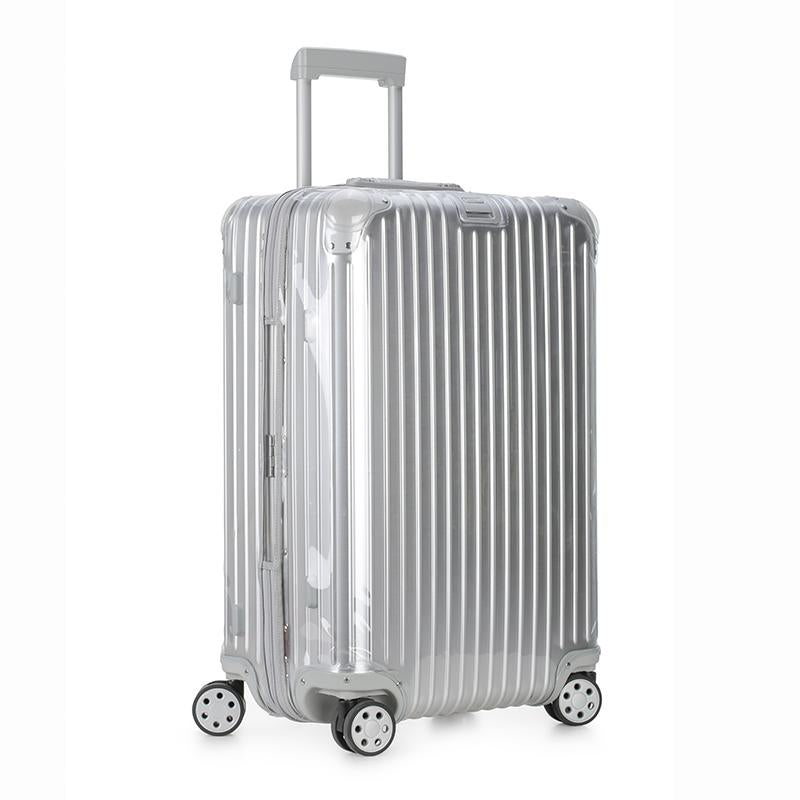 suitcase cover transparent