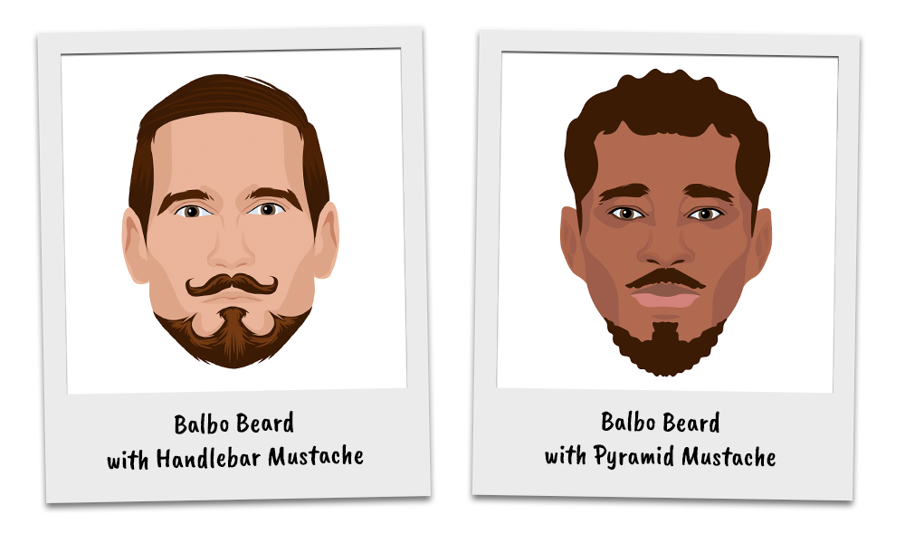 Balbo Beard Mustache Variations