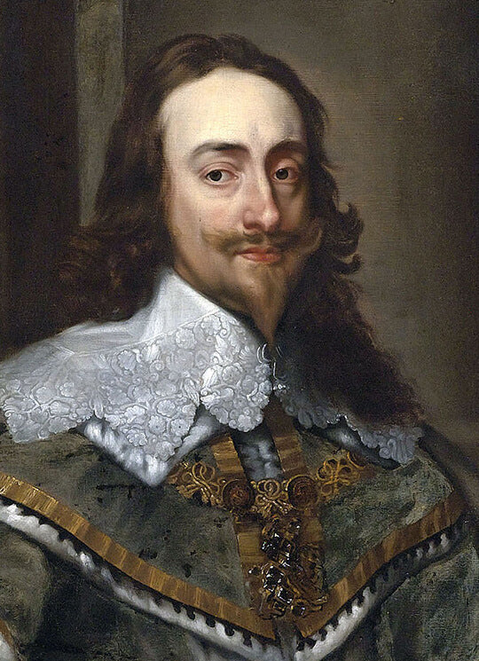 Van Dyck painted King Charles I who also sported a similar Van Dyke style
