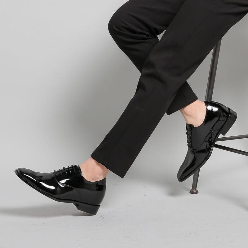 patent leather tuxedo shoes