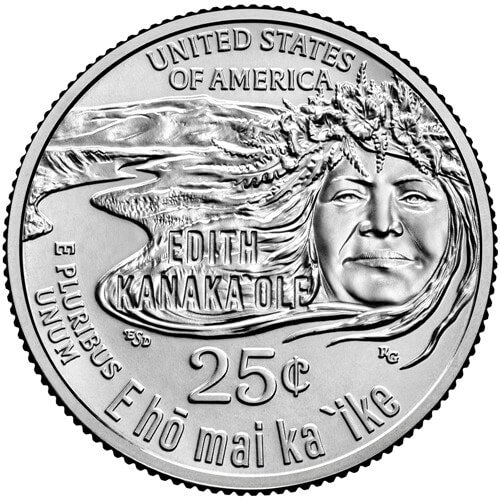 Edith Kanakaʻole US Quarter 