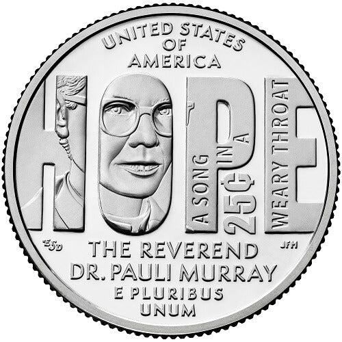 2024 American Women Quarters Reverend Dr. Pauli Murray
