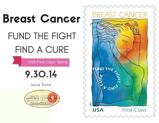 United States of America - Breast Cancer - Pane of 20