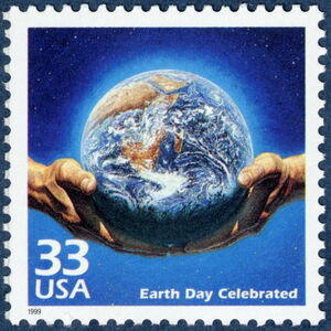United States of America 1999  Celebrate the Century - 1970's - Earth Day Celebrated stamp