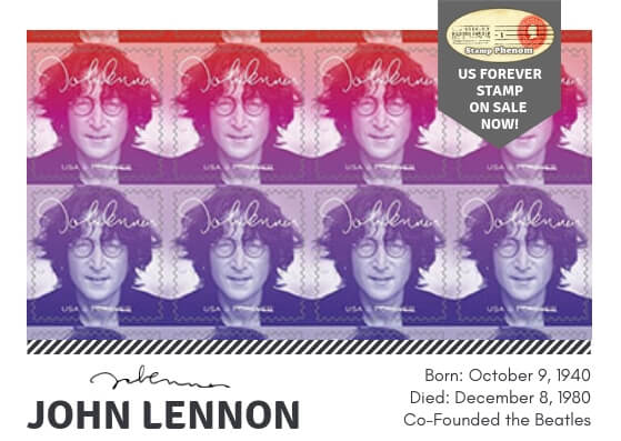 John Lennon USPS Forever Stamp