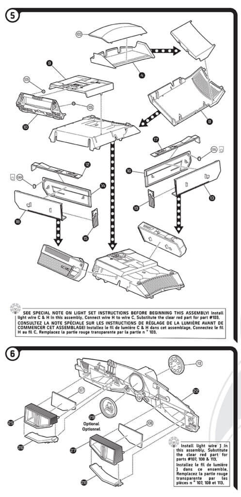 Polar Lights Model Kits: Klingon K’t’inga instruction revisions