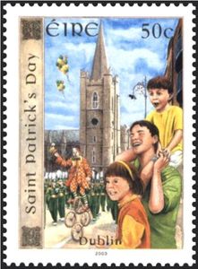 Ireland 2003 St Patrick's Day stamp